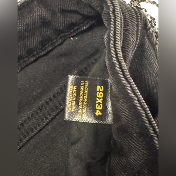 Buckle Black Flare Jeans with Fringe - Picture 8 of 8